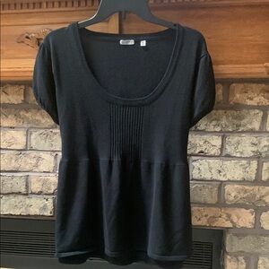 Womens xl babydoll black sweater knit by “pop”
Euc
